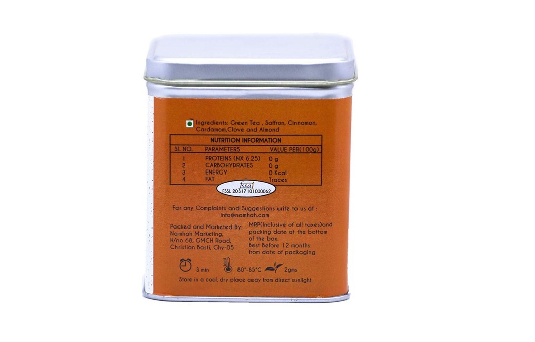 Namhah Kashmiri Kahwa    Pack  100 grams